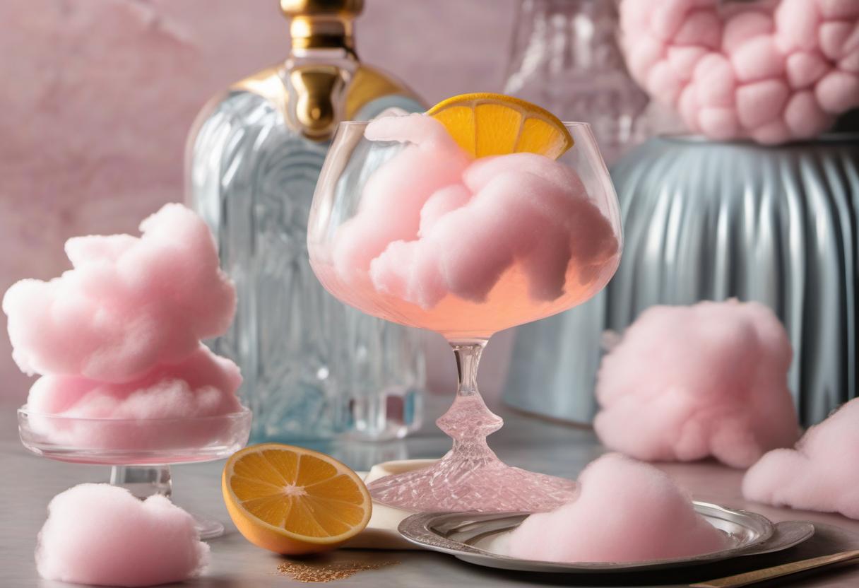 Image showing the final output answering the question: How do I stir a Cotton Candy Old Fashioned.