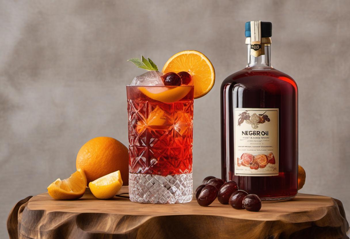 Image showing the final output answering the question: How do I mix a sweet and tangy negroni.