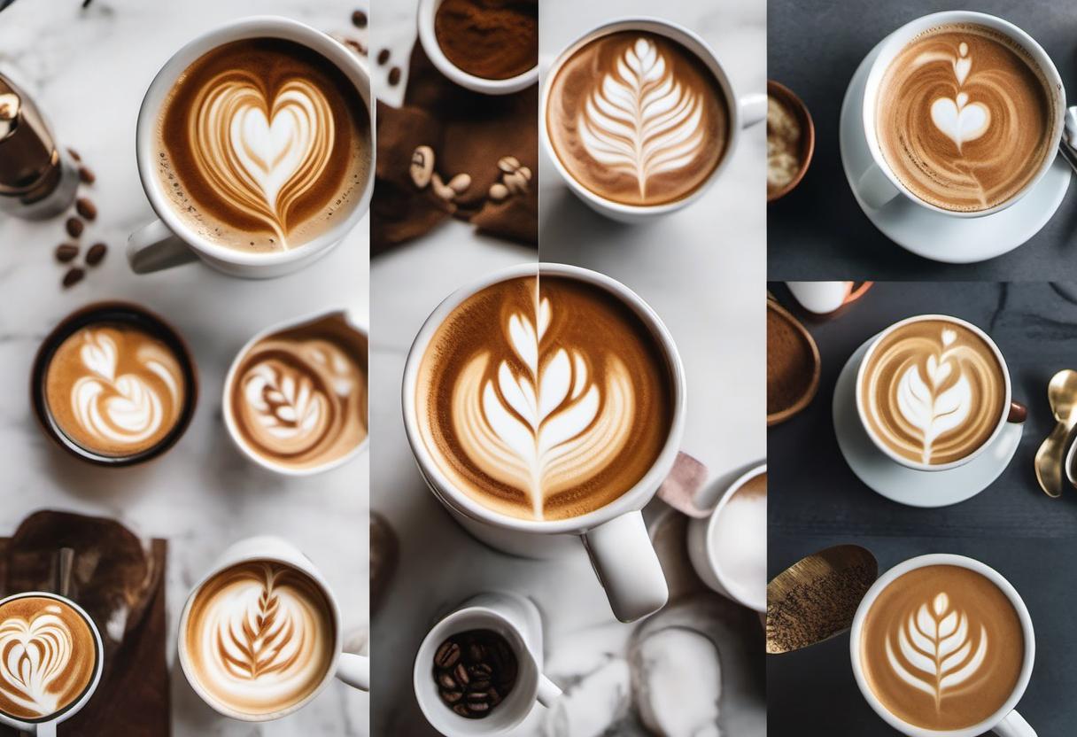 Image showing the final output answering the question: How do I make latte art at home.