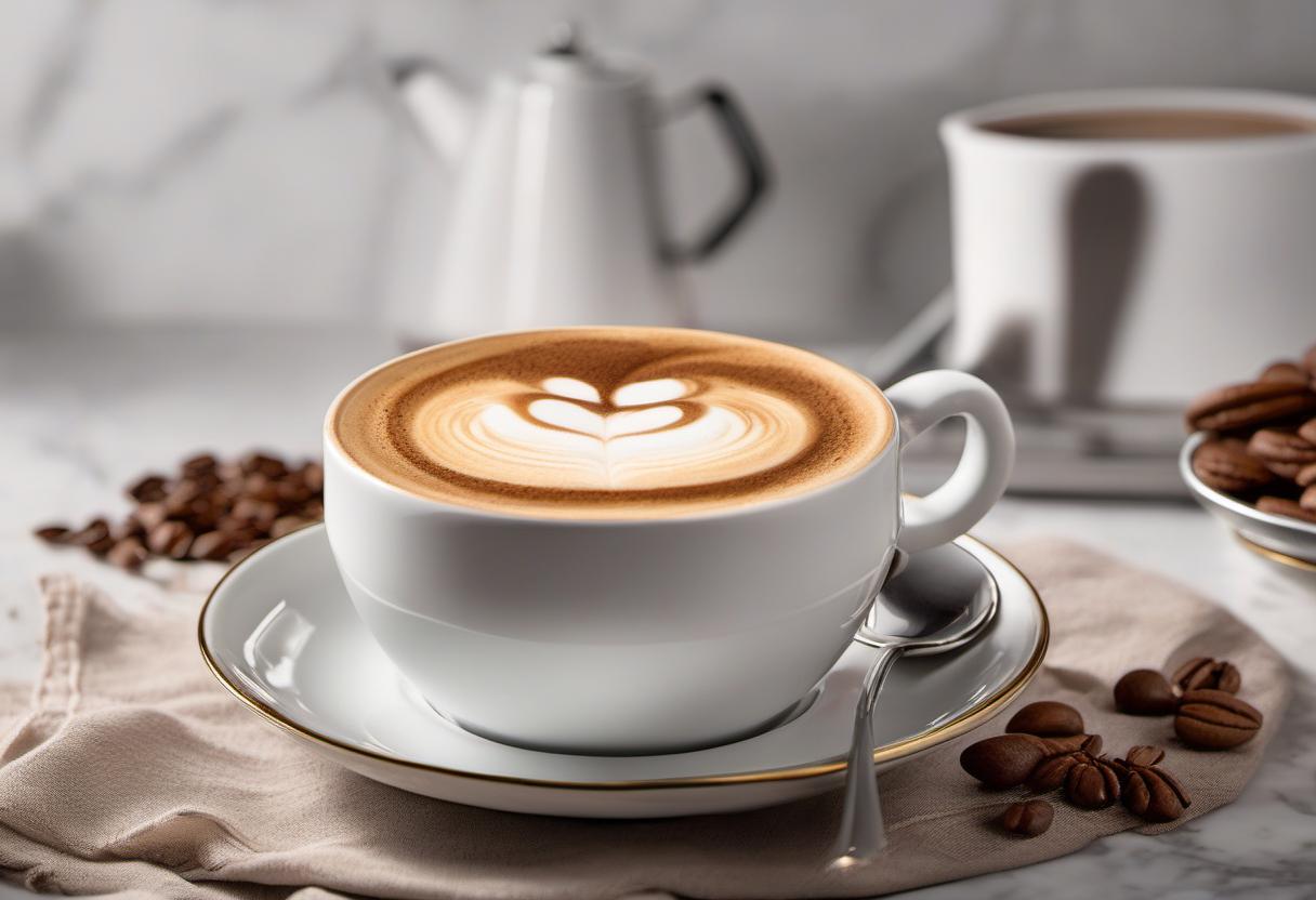 Image showing the final output answering the question: How do I brew a perfect cappuccino.