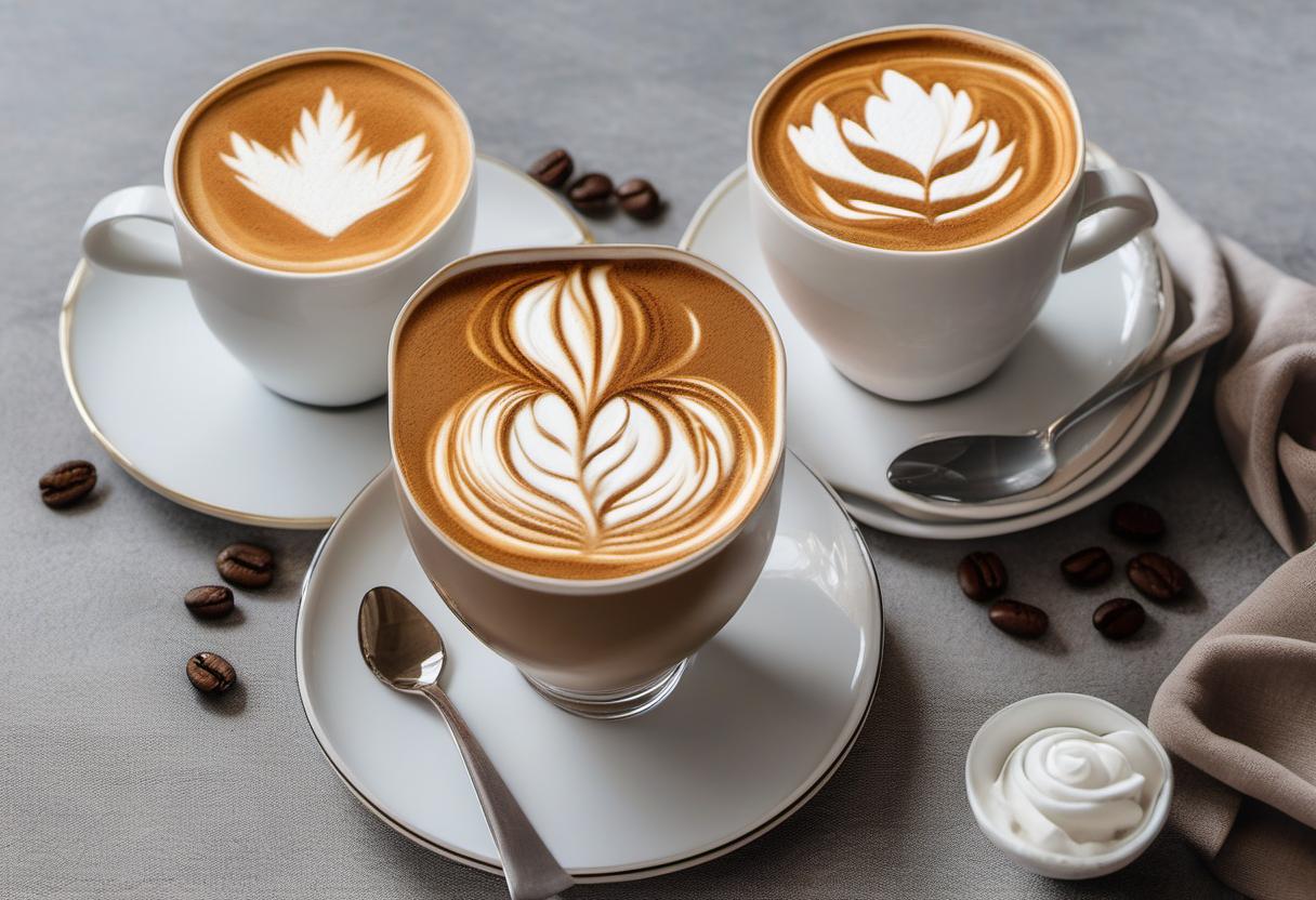 Image showing the final output answering the question: How do I make 3D latte art at home.