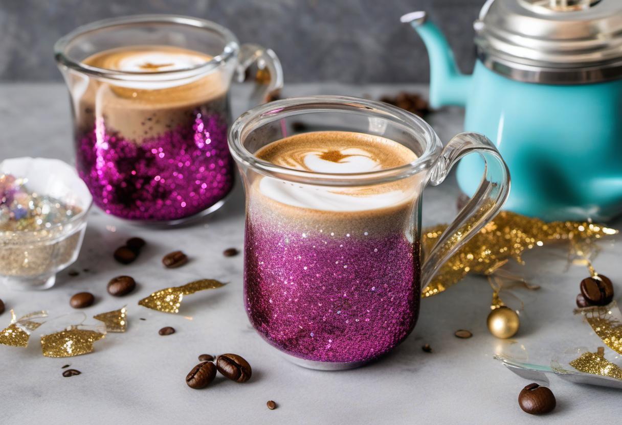 Image showing the final output answering the question: How do I enjoy Glitter Coffee all year round.