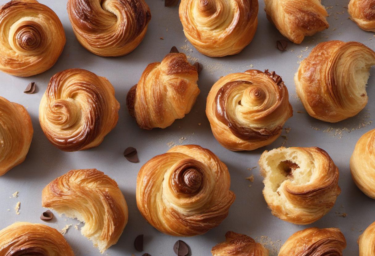 Image showing the final output answering the question: How do I bake a cruffin.