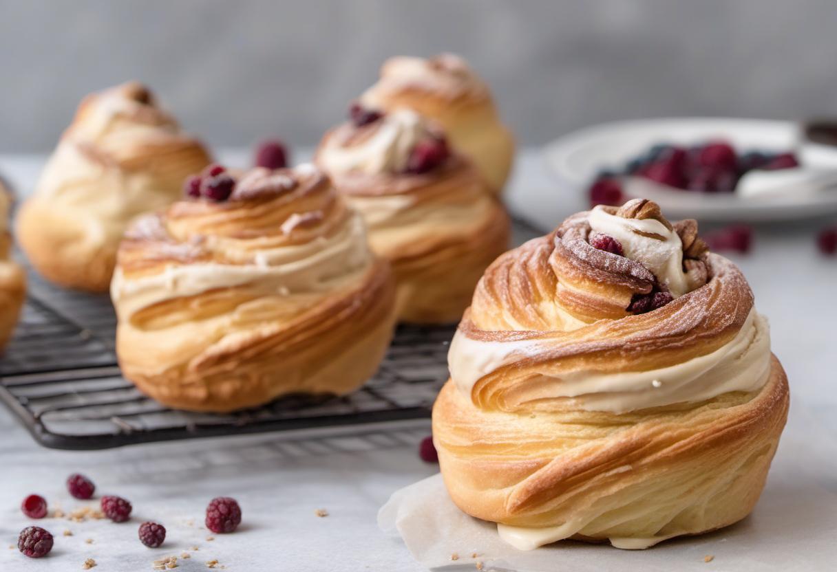 Image showing the final output answering the question: How do I make gluten-free cruffins.