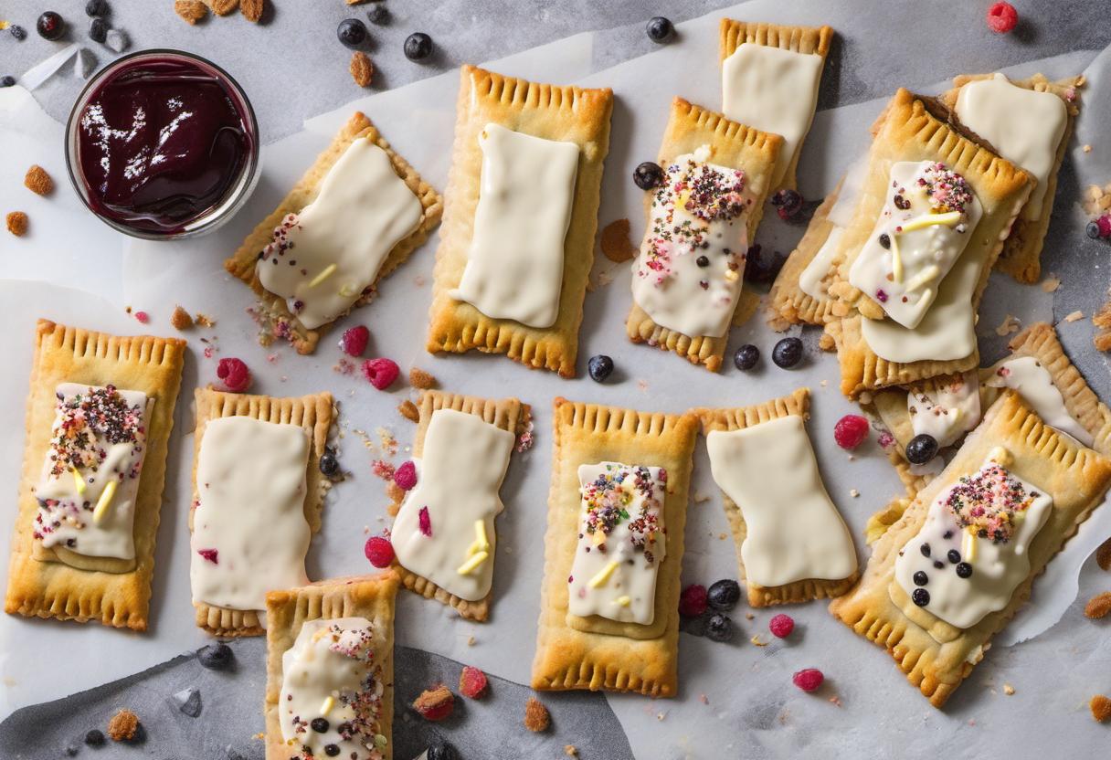 Image showing the final output answering the question: How do I make a gluten-free gourmet pop tart.