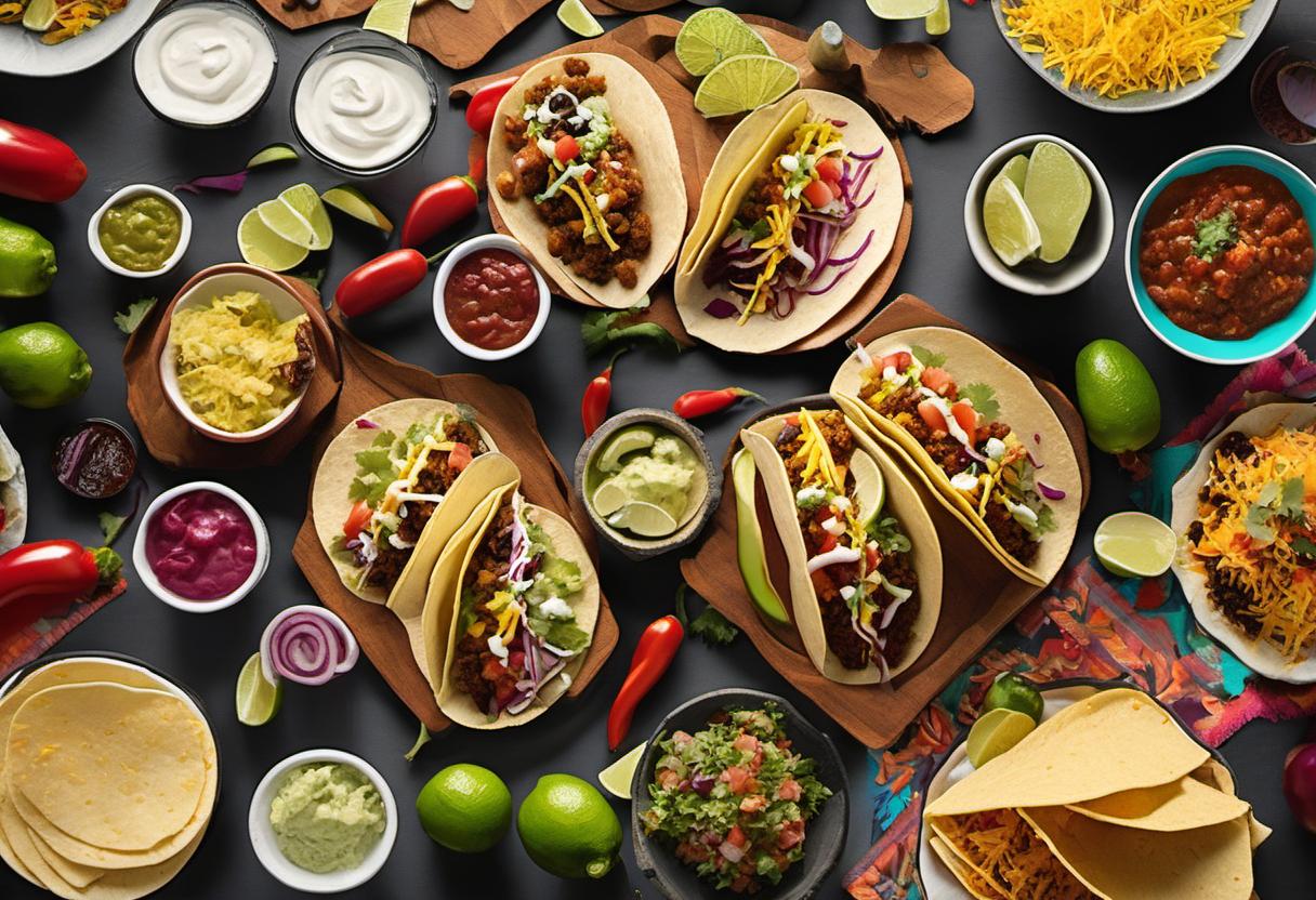 Image showing the final output answering the question: How do I create a taco bar extravaganza.