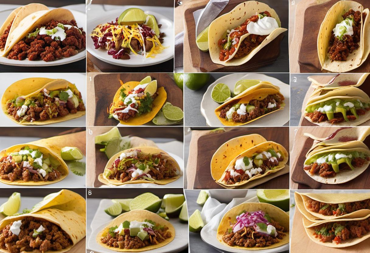 Image showing the final output answering the question: How do I perfect the art of filling tacos.