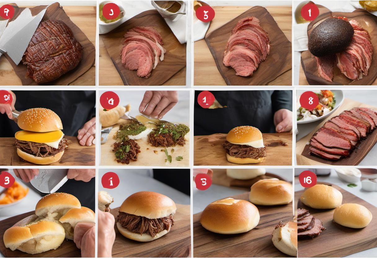 Image showing the final output answering the question: How do I make a perfect Brisket Bun every time.