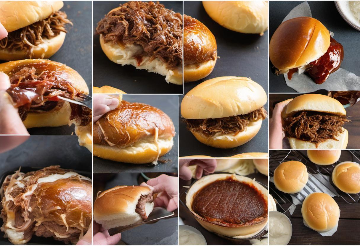 Image showing the final output answering the question: How do I make a Brisket Bun that melts in your mouth.