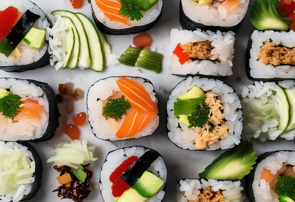 Image showing the final output answering the question: How do I make vegan sushi rice.