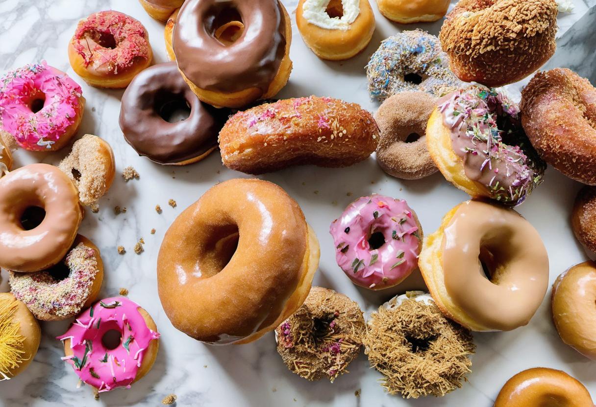 Image showing the final output answering the question: How do I make Vegan Donuts for a crowd.