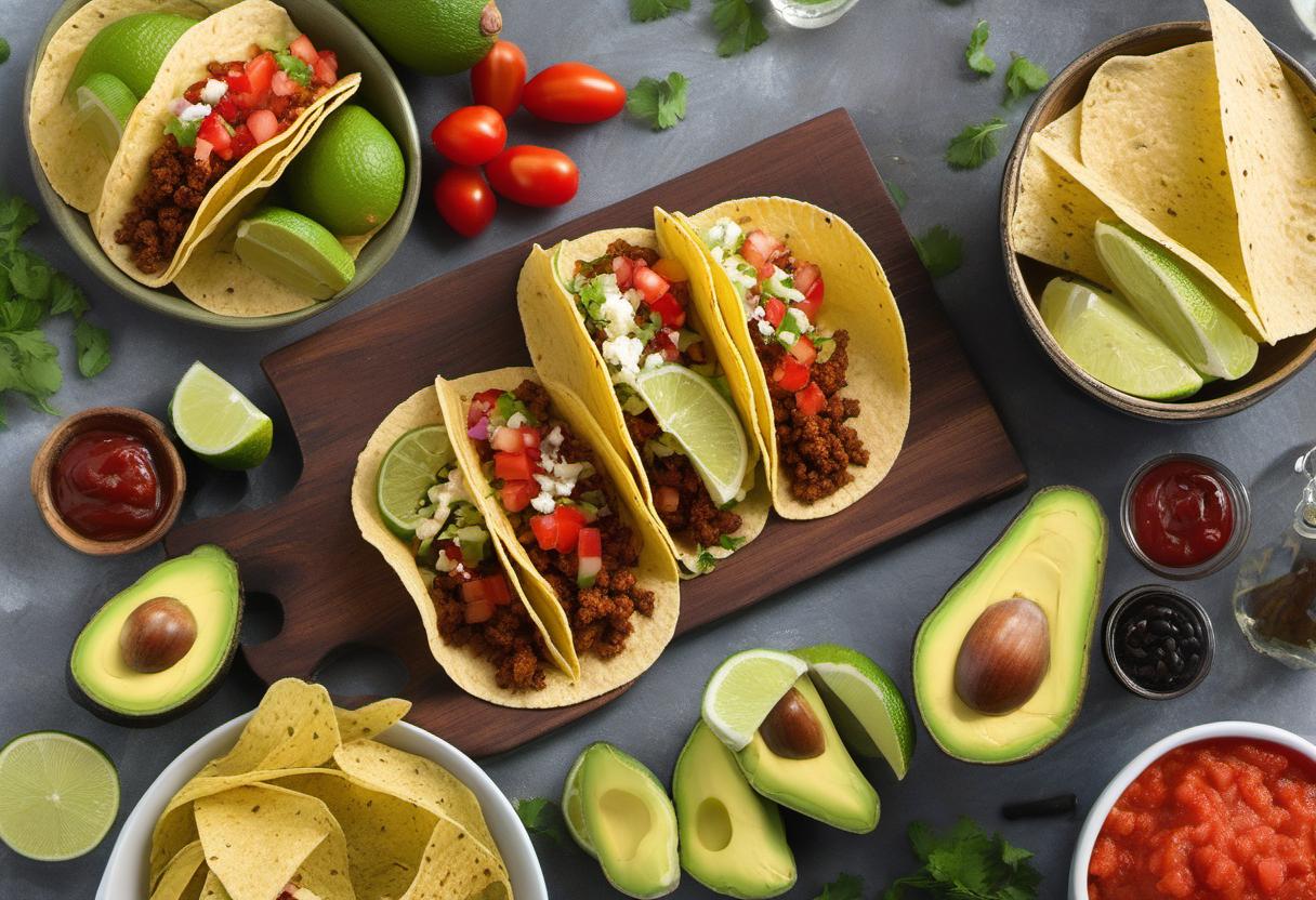 Image showing the final output answering the question: How do I make Vegan Taco toppings that pop.