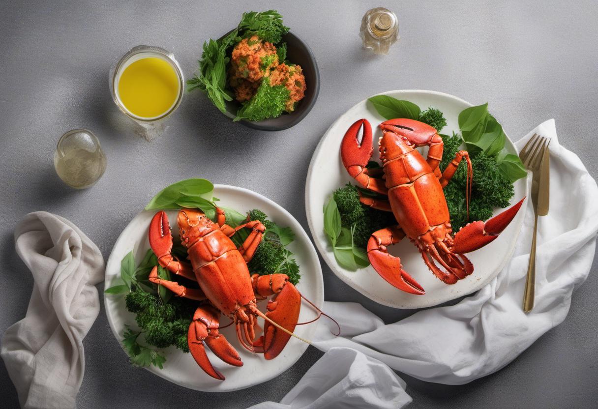 Image showing the final output answering the question: How do I prepare vegan lobster meat.