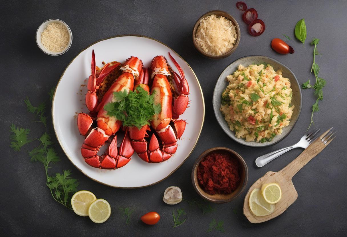 Image showing the final output answering the question: How do I cook vegan lobster meat substitutes.