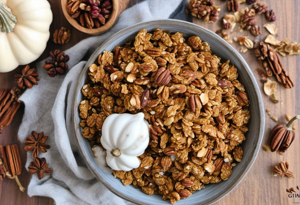 Image showing the final output answering the question: How do I prepare a Spiced Pumpkin Grain-Free Granola.