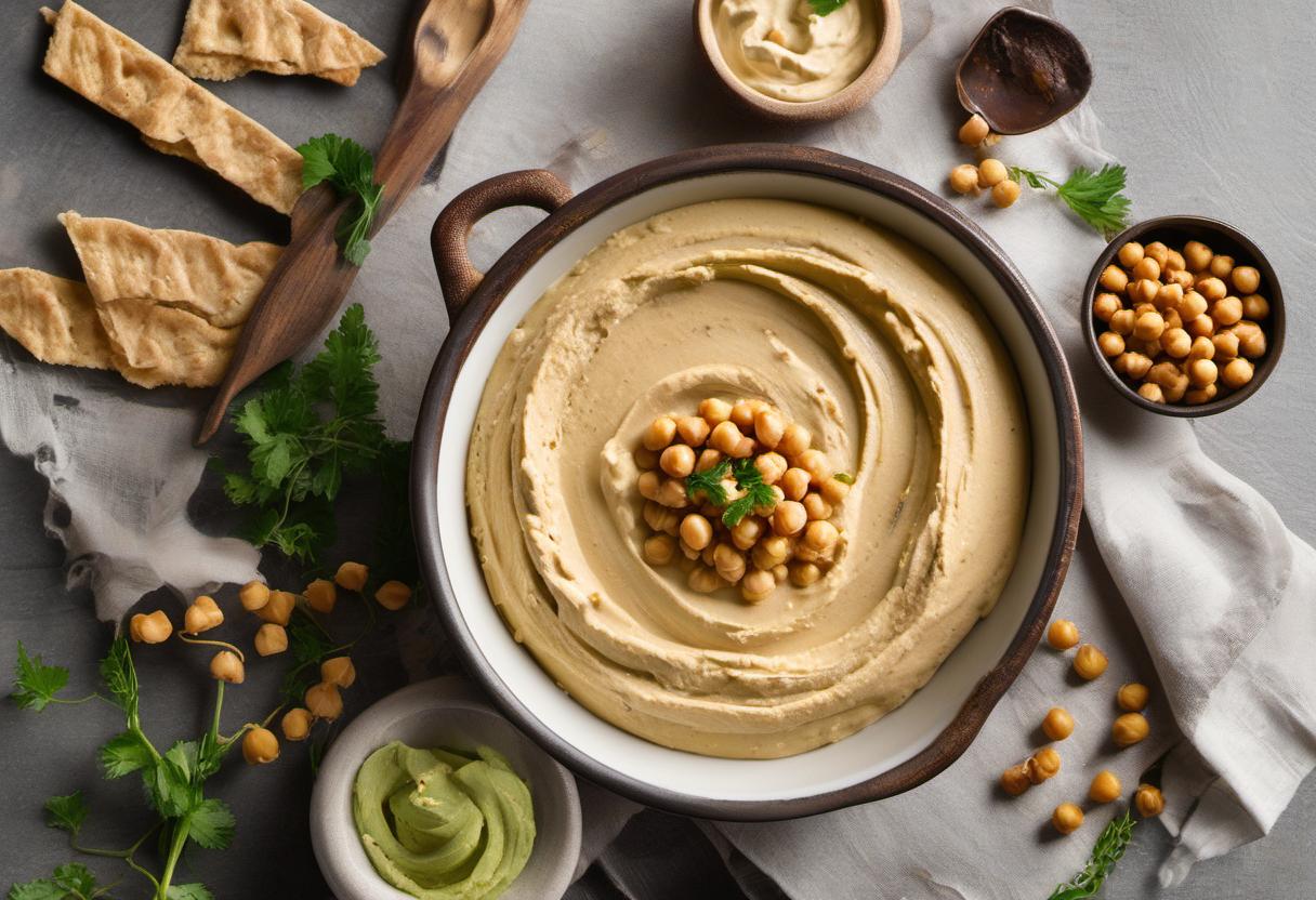 Image showing the final output answering the question: How do I make classic hummus.