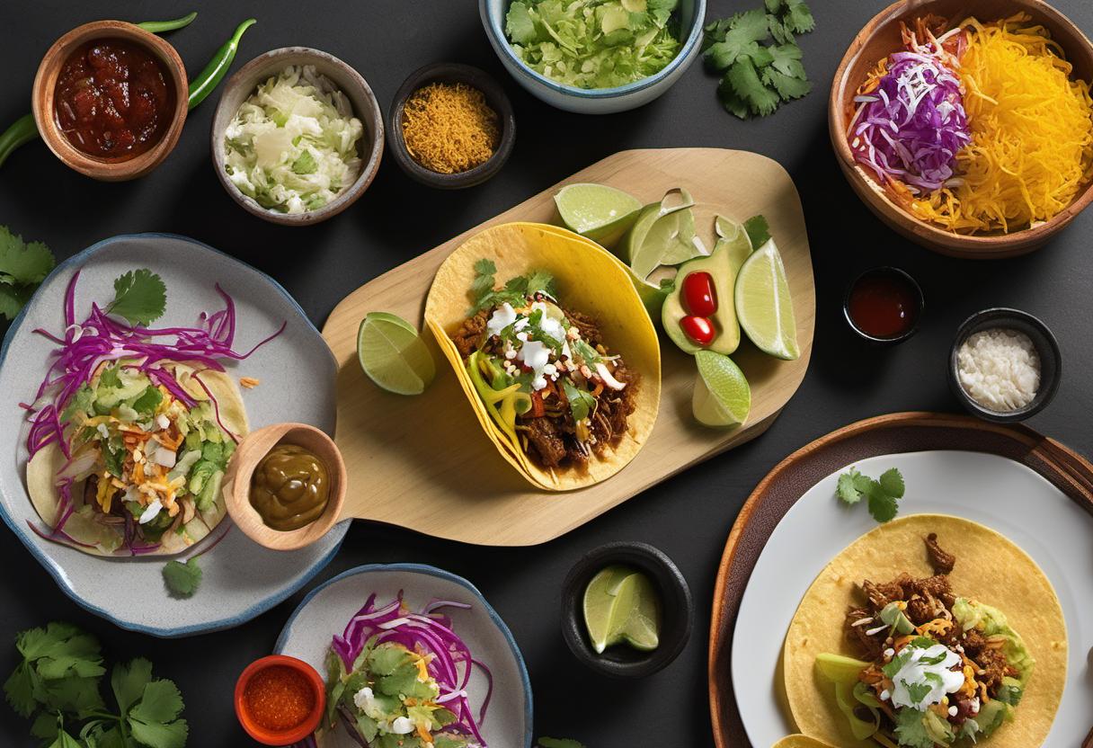 Image showing the final output answering the question: How do I whip up a Chinese taco.