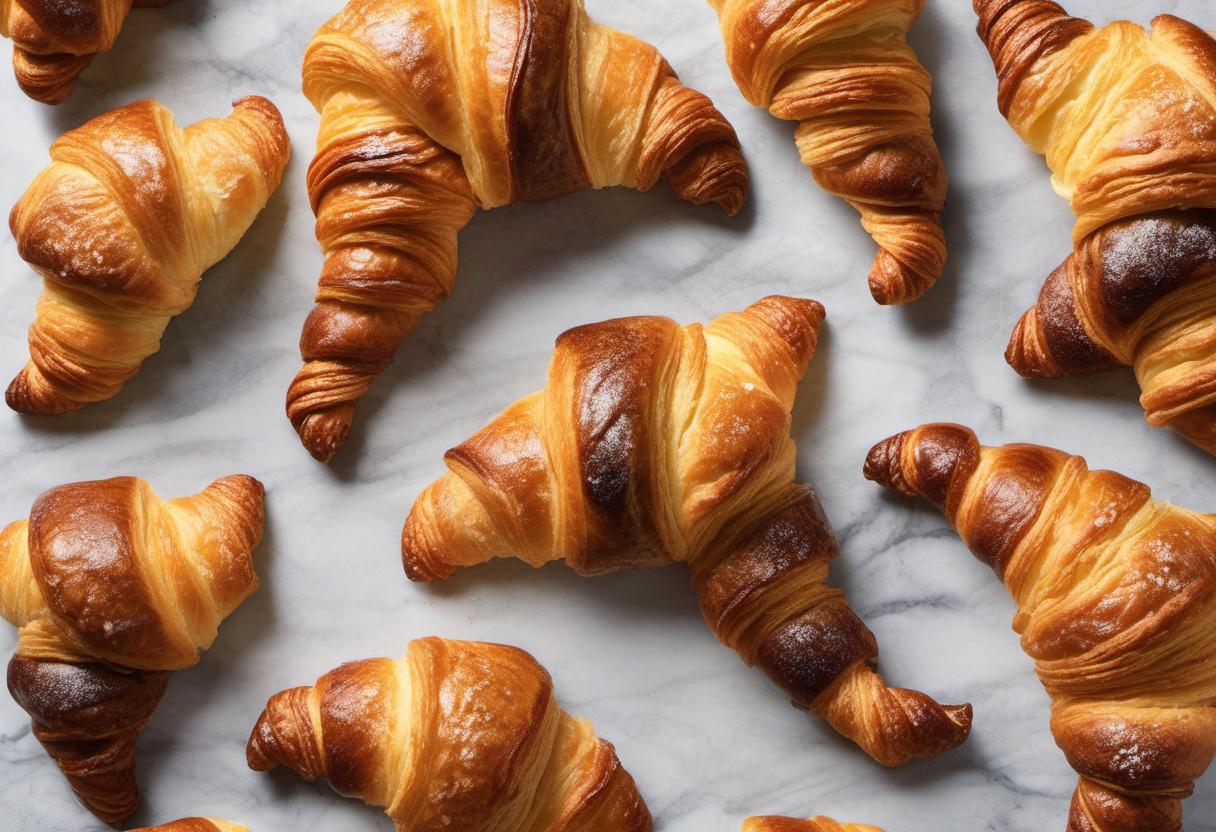 Image showing the final output answering the question: How do I add a twist to traditional French croissants.