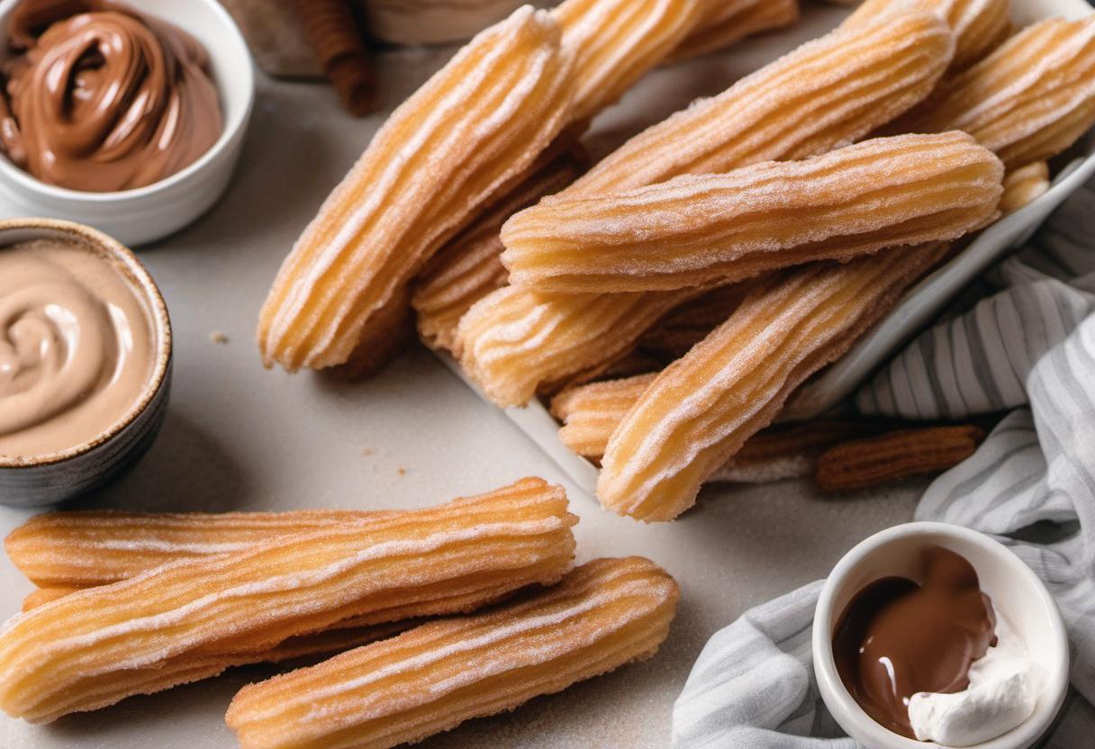 Image showing the final output answering the question: How do I make churro batter from scratch.