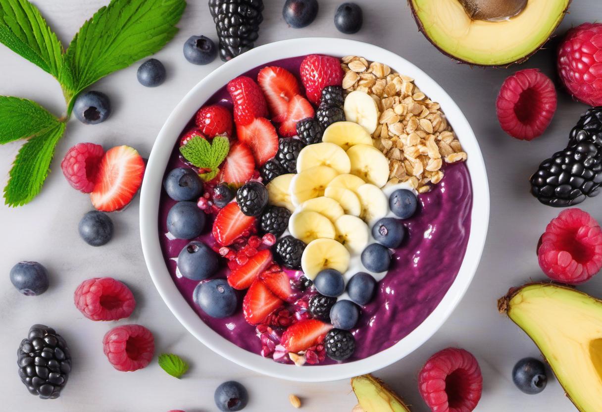 Image showing the final output answering the question: How do I make a delicious Acai Bowl.