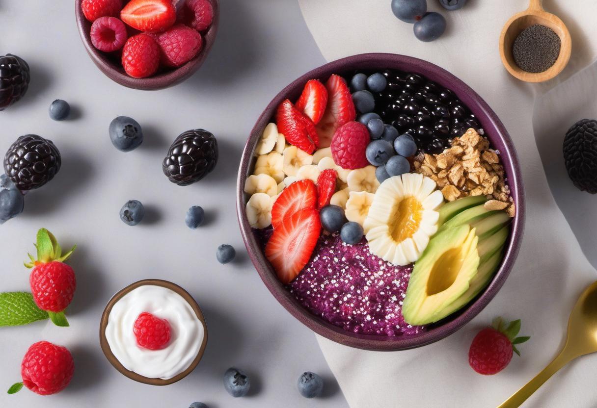 Image showing the final output answering the question: How do I customize my Acai Bowl.