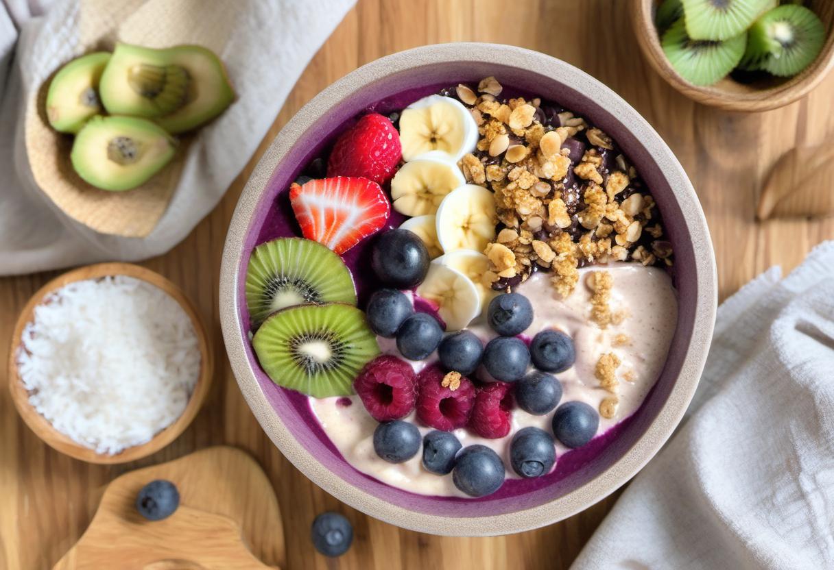 Image showing the final output answering the question: How do I make an Acai Bowl for beginners.