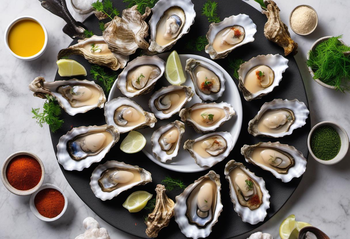 Image showing the final output answering the question: How do I spice up my Oyster Platter.