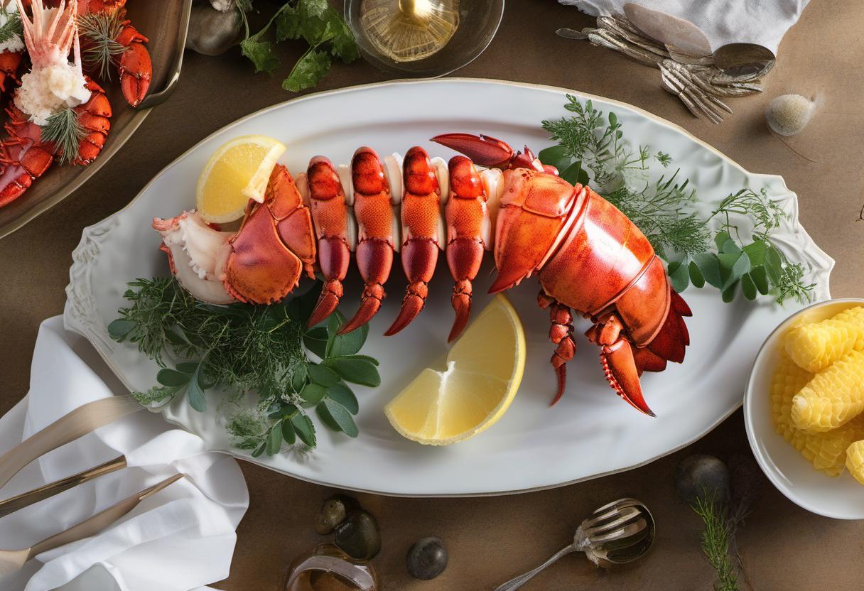 Image showing the final output answering the question: How do I make a mouthwatering Lobster Tail.