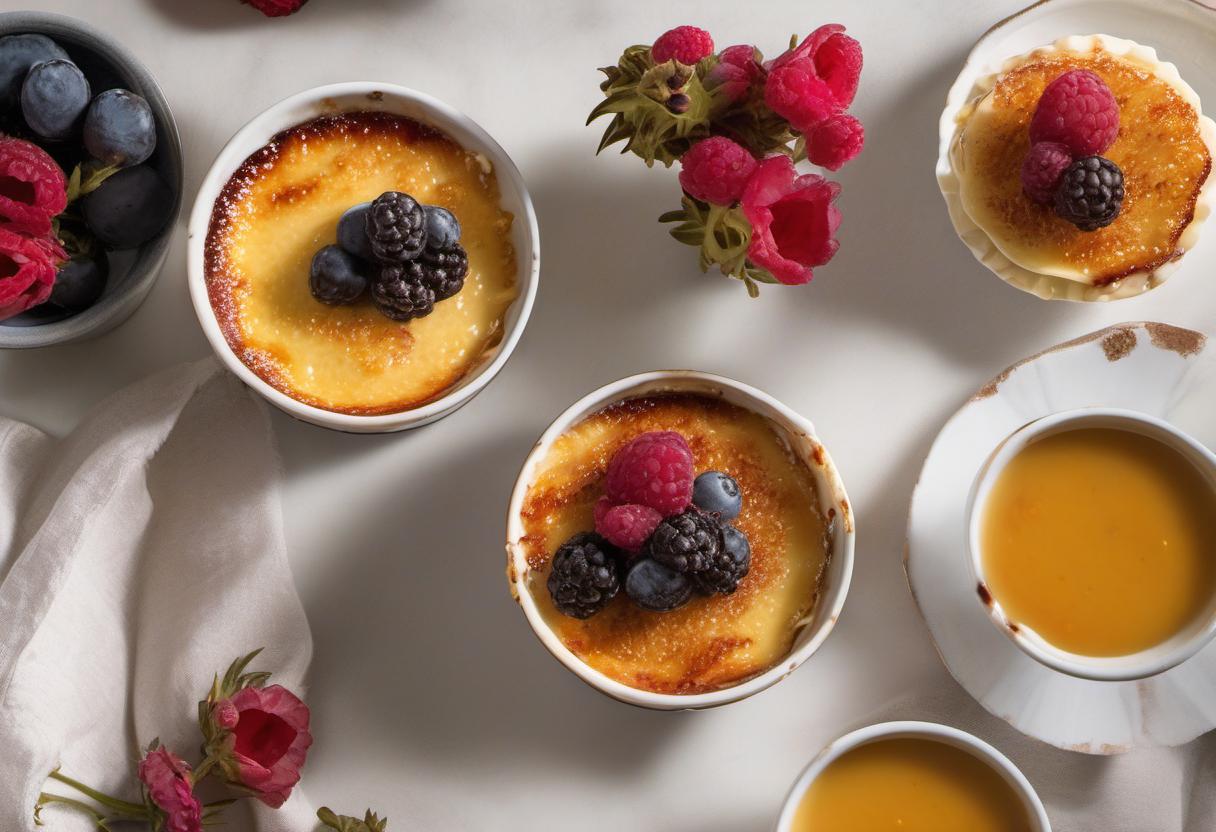 Image showing the final output answering the question: How do I make Vegan Crème Brûlée.