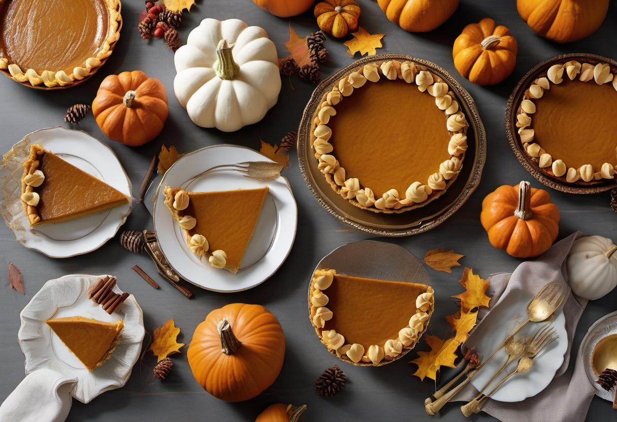 Image showing the final output answering the question: How do I master the art of Pumpkin Pie decoration.