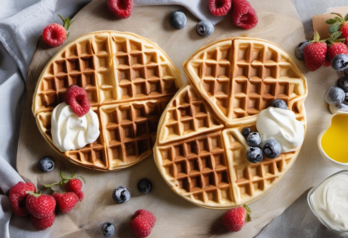 Image showing the final output answering the question: How do I whip up a delicious buttermilk waffle batter.