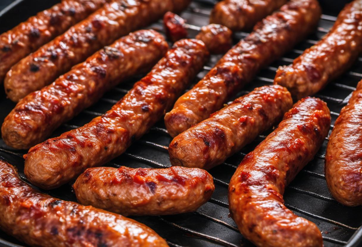Image showing the final output answering the question: How do I make spicy chorizo sausages.