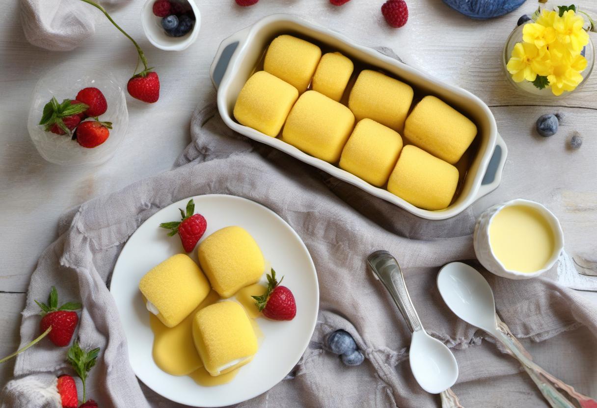 Image showing the final output answering the question: How do I make Twinkie Pudding.