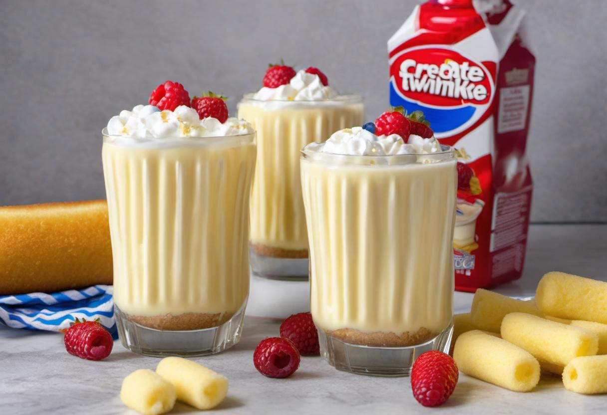 Image showing the final output answering the question: How do I create Twinkie Milkshake.