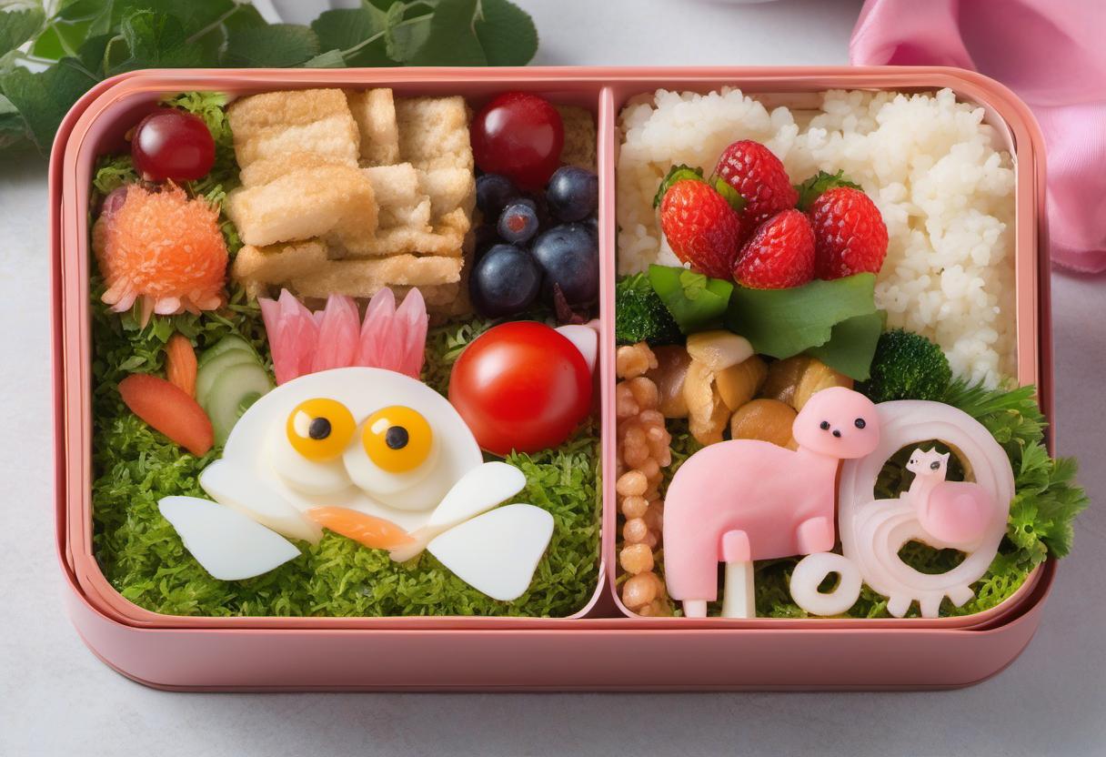 Image showing the final output answering the question: How do I create a Fairy Tale Bento Box.