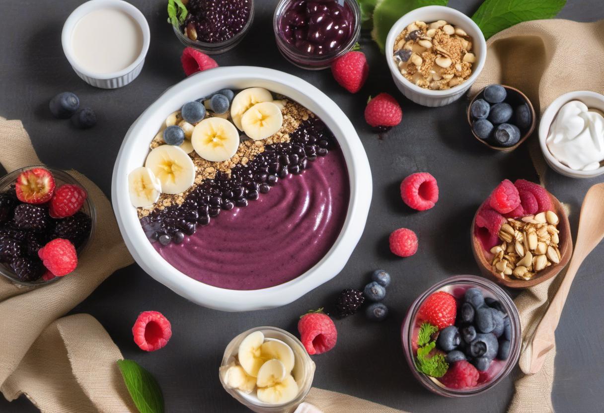 Image showing the final output answering the question: How do I make an Acai Bowl for busy mornings.