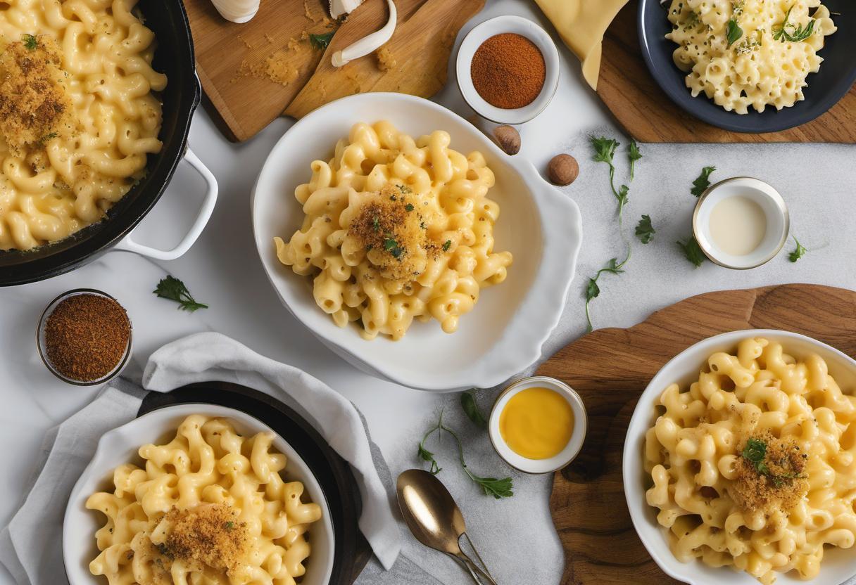 Image showing the final output answering the question: How do I create a twist on Truffle Mac n Cheese.