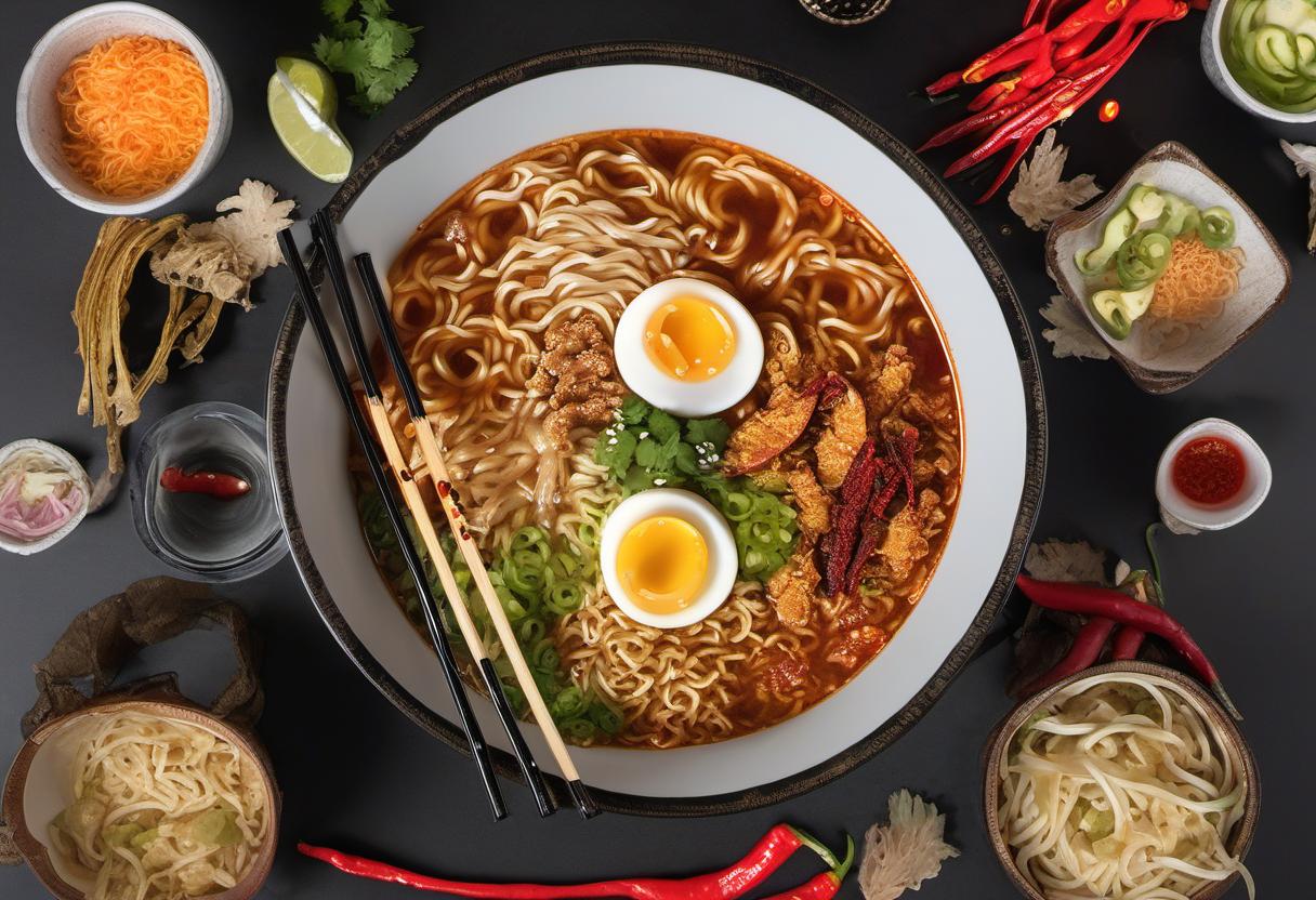 Image showing the final output answering the question: How do I conquer the Spicy Ramen Challenge.