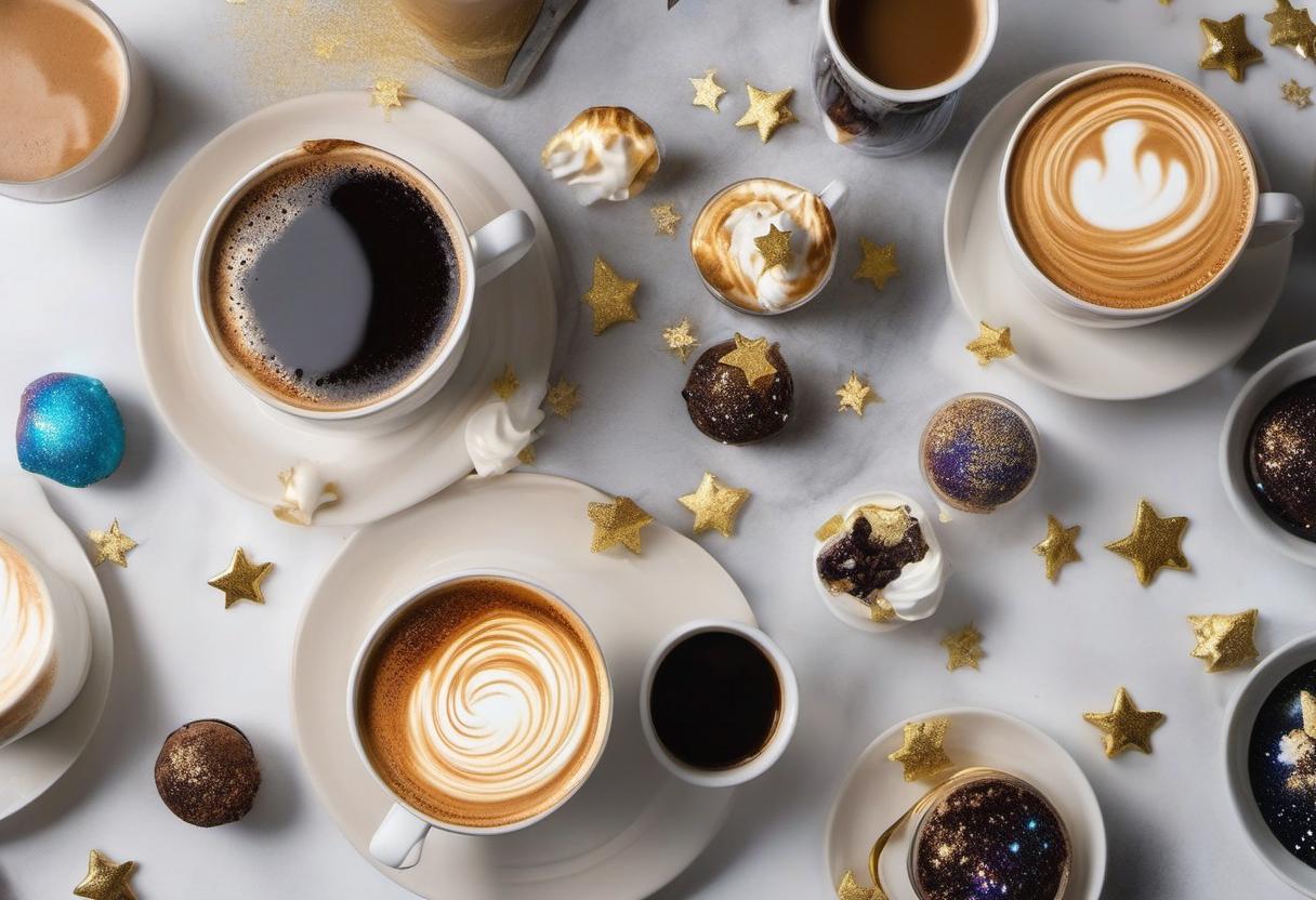 Image showing the final output answering the question: How do I throw a Starry Night Latte party.