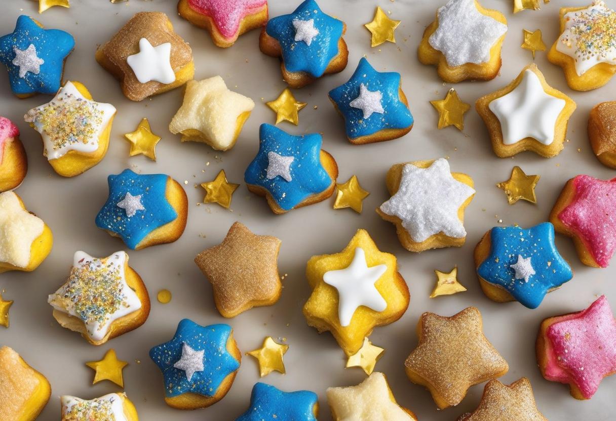 Image showing the final output answering the question: How do I customize Star-studded Twinkies.