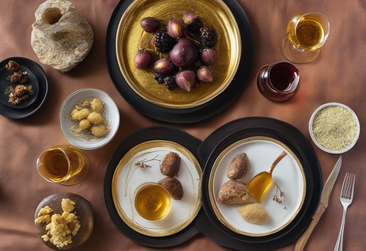 Image showing the final output answering the question: How do I pair food with Medieval Mead with Gold Dust.