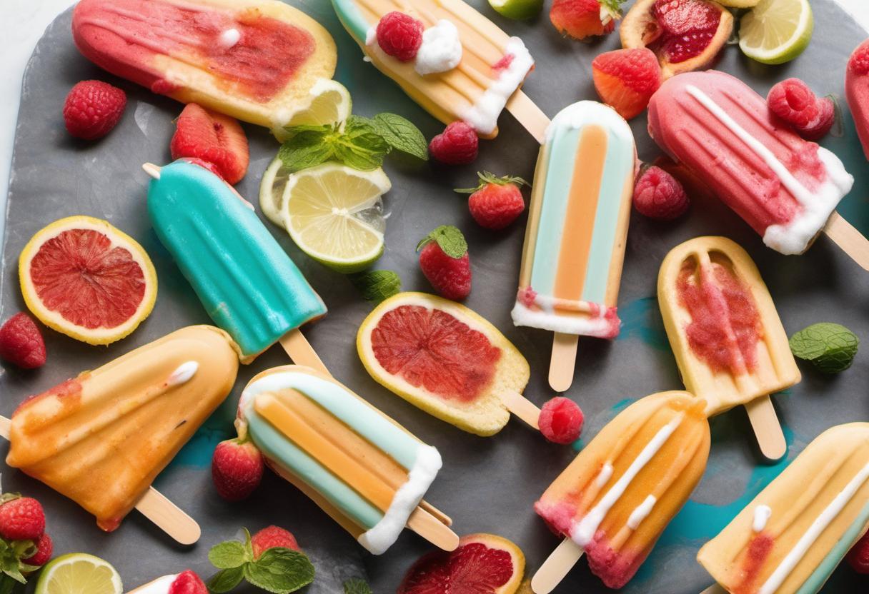 Image showing the final output answering the question: How do I throw a Retro Rocket Ice Pops party.