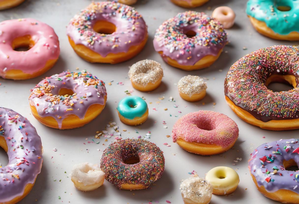 Image showing the final output answering the question: How do I decorate Stardust Sprinkle Donuts like a pro.