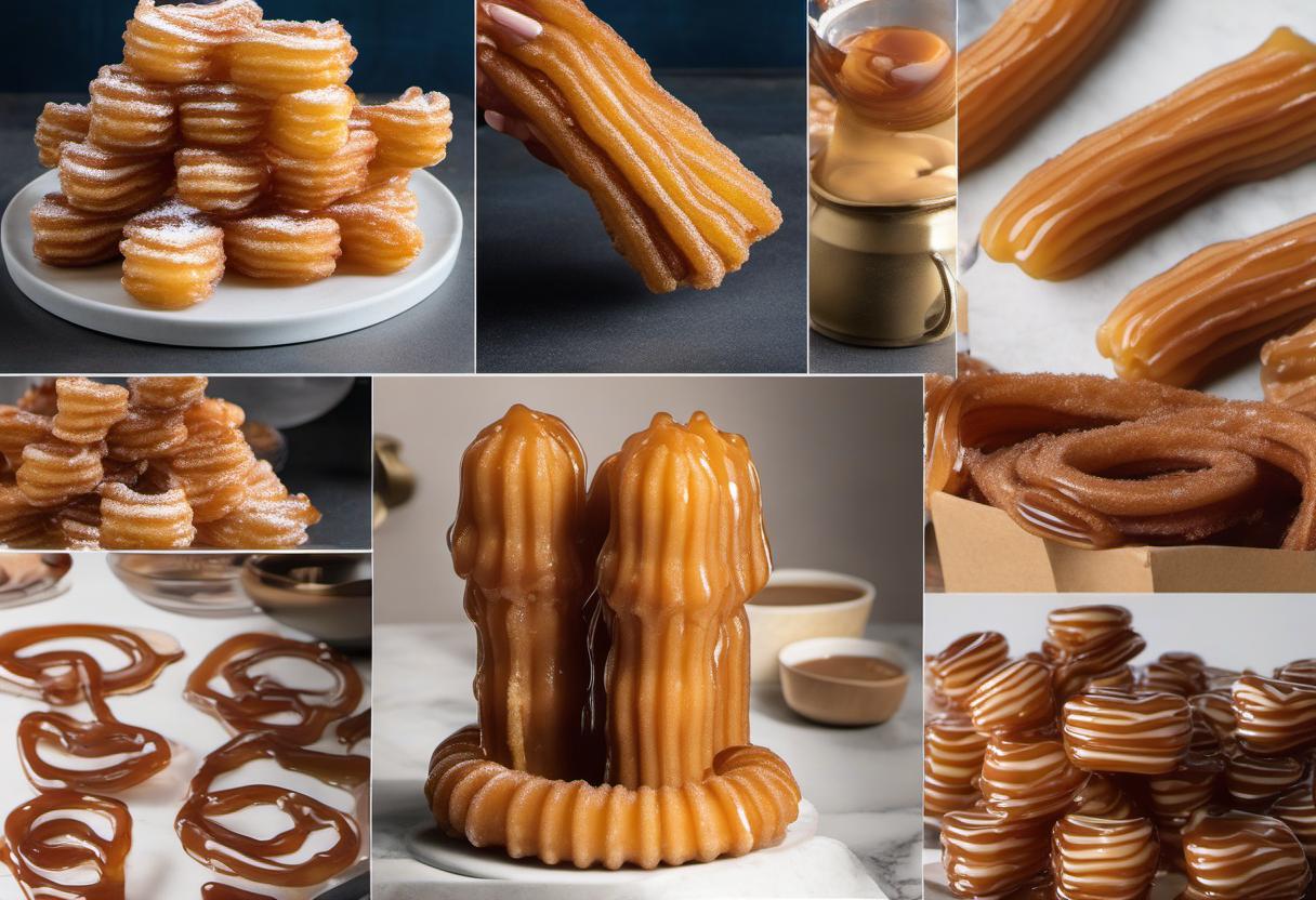 Image showing the final output answering the question: How do I master the art of Centaur Caramel Churros.