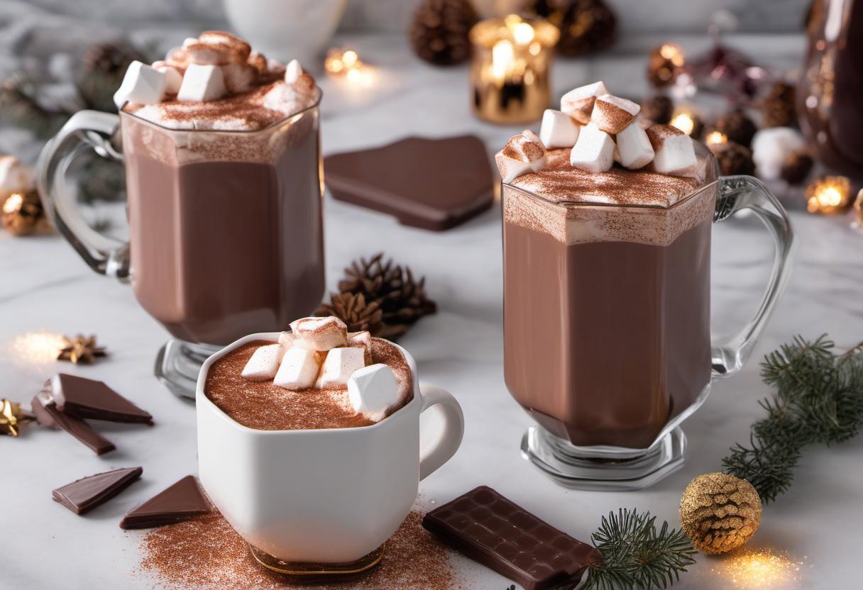 Image showing the final output answering the question: How do I create a mesmerizing Hex Hexed Hot Chocolate presentation.