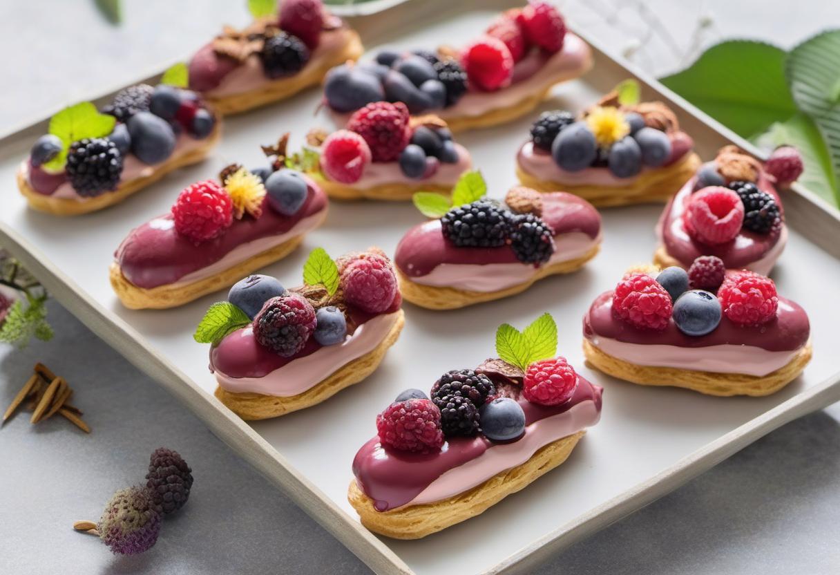 Image showing the final output answering the question: How do I create Earth Elemental Eclairs.
