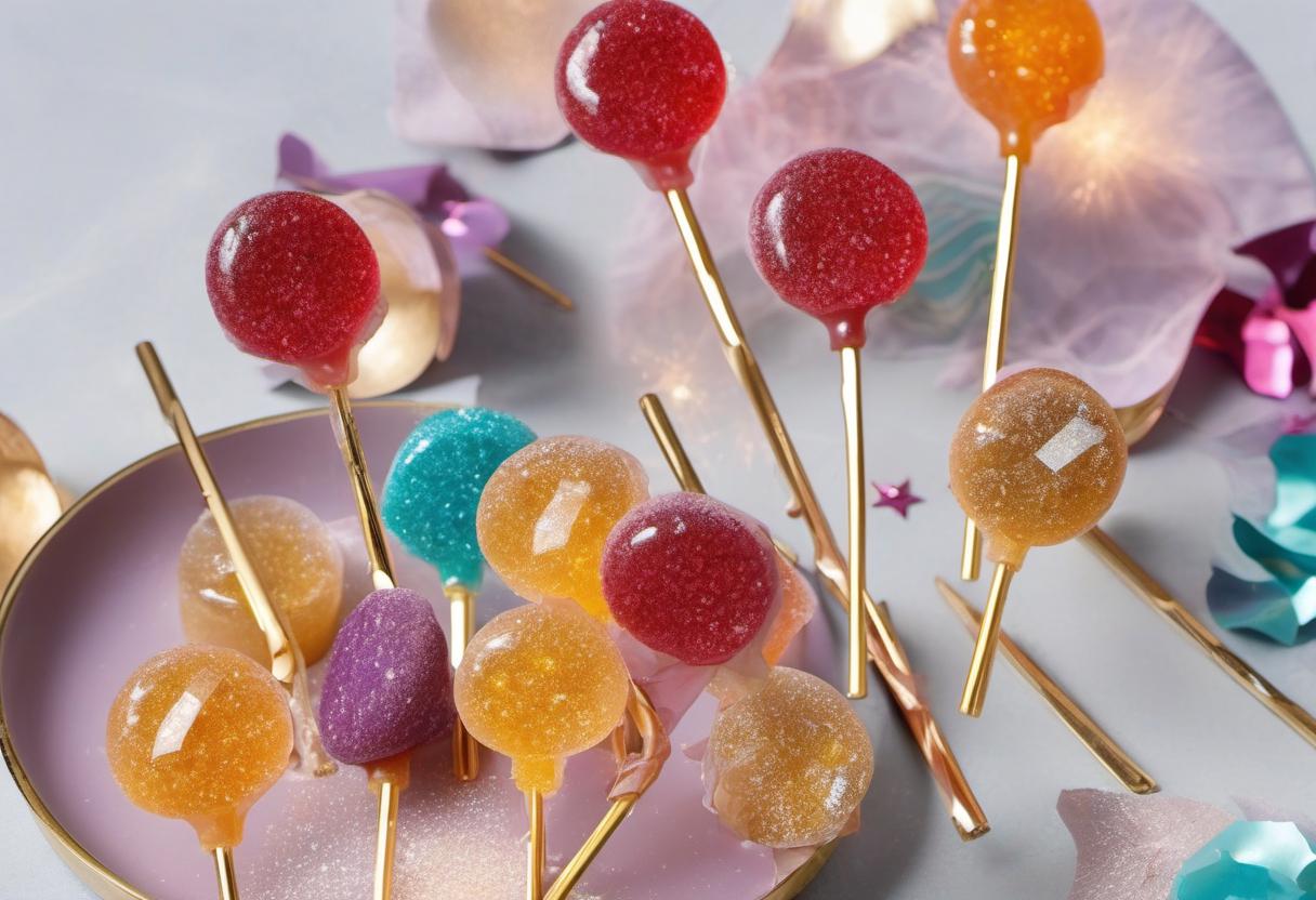 Image showing the final output answering the question: How do I conjure up Sparkling Light Elemental Lollies.