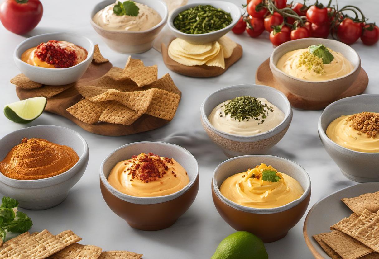 Image showing the final output answering the question: How do I create Supernova Spice Snack Dips.