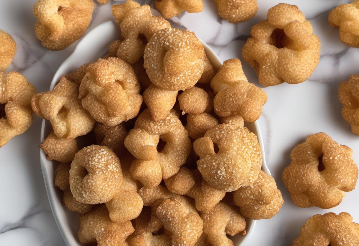 Image showing the final output answering the question: How do I bake Supernova Spice Snack Puffs.