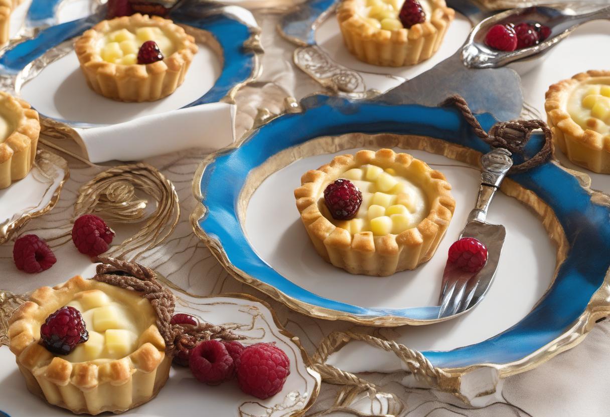 Image showing the final output answering the question: How do I impress my guests with Sunken Treasure Tarts.